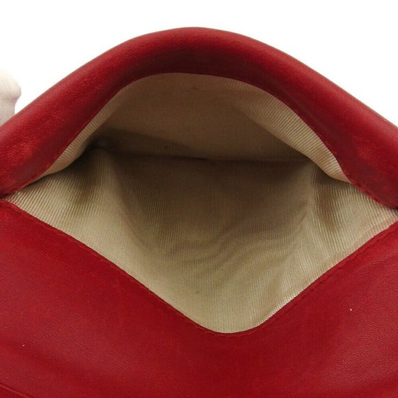 AUTH PRADA Three Folded Wallets Logo Jagade Beige Canvas ~ Leather - Picture 4 of 8